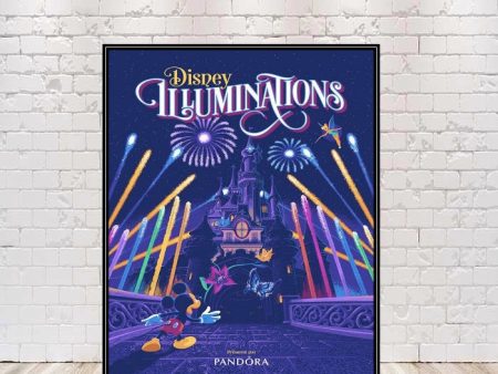 Epcot Illuminations Poster Sizes 8x10, 11x14, 13x19, 16x20 18x24 Epcot Poster Disney Poster Disney World Poster Vintage Illuminations Poster on Sale