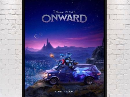 Onward Poster Disney Onward Movie Poster Pixar Movie Walt Disney World Disneyland Poster Attraction Poster Disney Wall Art Nursery Bedroom Supply