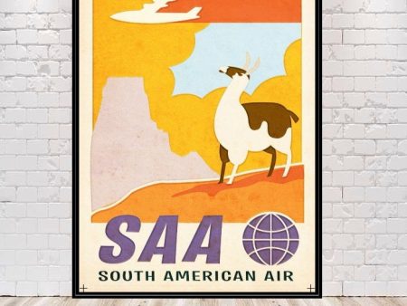 UP Poster South American Air Poster SAA Poster 8x10, 11x14, 13x19, 16x20 18x24 Vintage Disney Poster Disney World Poster Up the Movie Poster Discount