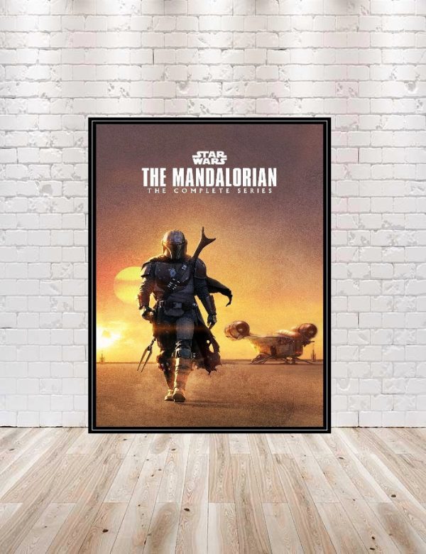 Mandalorian Poster Star Wars Poster Sizes 8x10 11x14, 13x19 16x20 18x24 Star Wars Poster Vintage Poster The Mandalorian Poster Bounty Hunter Online Hot Sale