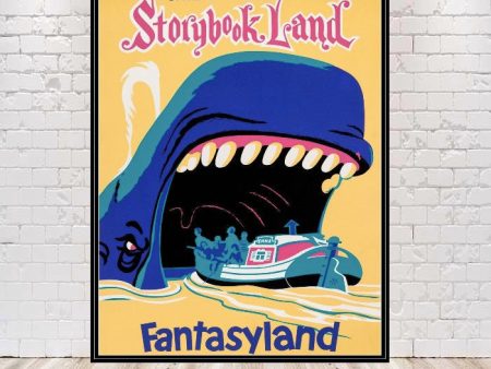 Storybook Land Poster Fantasyland Poster Vintage Disney Attraction Poster Disney World Poster Storybook Circus Poster Disneyland Poster For Discount