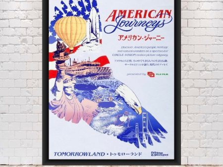 American Journeys Poster Disney Attraction Poster Tomorrowland Posters Tokyo Disneyland Poster Disney World Posters Wall Art Nursery Online Sale