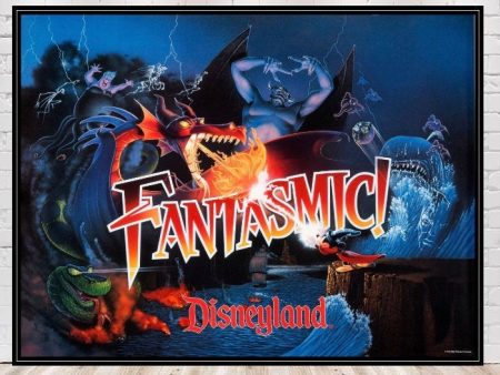 Fantasmic Poster Disney Hollywood Studios Attraction Poster Online