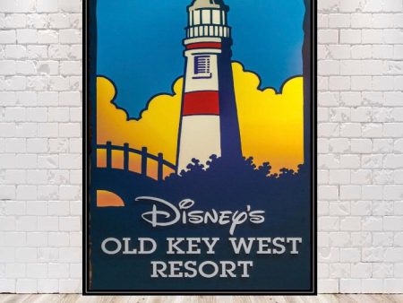 Old Key West Resort POSTER Old Key West poster Vintage Disney Poster 8x10 11x14 13x19 16x20 18x24 Disney World Poster Disney Hotel Poster Hot on Sale