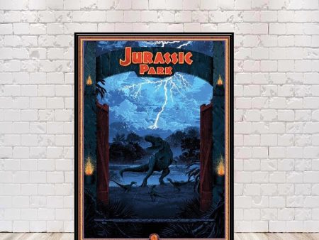 Jurassic Park Poster Universal Studios Poster Sizes 8x10, 11x14, 13x19 16x20 18x24 Vintage Classic Movie Poster T-Rex poster T Rex Dinosaur For Cheap