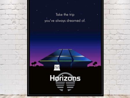 Horizons Poster Epcot Poster Vintage Disney Attraction Poster Online Sale