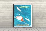 Astrojet Poster Tomorrowland Poster Vintage Disney Poster Disneyland 8x10, 11x14, 13x19, 16x20, 18x24 Astro Jet Poster Disney World Poster For Discount