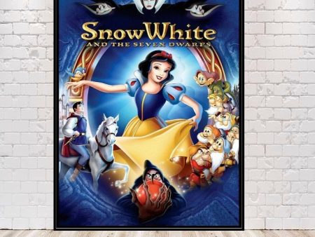 Snow White and the Seven Dwarfs Poster Snow White Poster Vintage Disney Poster 8x10 11x14 13x19 16x20 18x24 Vintage Disney World Poster Online now