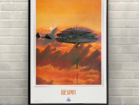 Bespin Poster Vintage Star tours Poster Disney Hollywood Studios Attraction Poster Star Wars Wall Art Online Sale