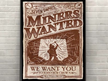 Seven Dwarf Mine Train Poster Disney Attraction Poster Magic Kingdom Poster Fantasyland Poster Disney World Poster Vintage Disney Poster Sale