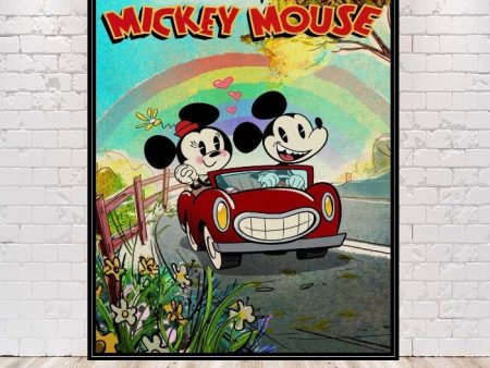 Mickey and Minnies Runaway Railway Poster Mickey Mouse Poster 8x10, 11x14, 13x19, 16x20 18x24 Hollywood Studios Poster Vintage Disney Poster Supply