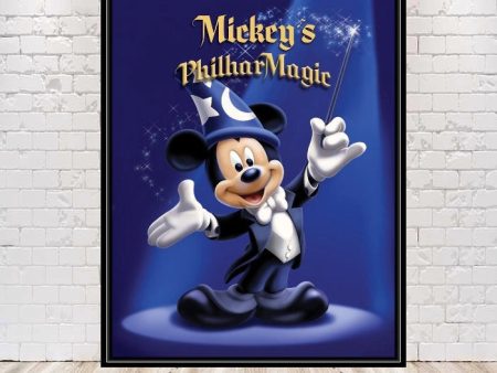 Mickey s Philharmagic Poster Disney World Poster Disney Poster Mickey Mouse Poster Walt Disney Poster Mickeys Philharmagic Poster Disneyland Fashion