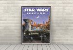 Star Wars Galaxy s Edge Poster Disney Attraction Poster Black Spire Outpost Online Hot Sale