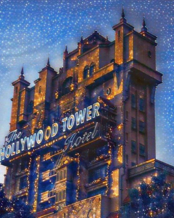 Tower of Terror Poster Disney Attraction Poster Hollywood Studios Poster Vintage Disney World Poster Twilight Zone Poster Disneyland Poster Online Hot Sale