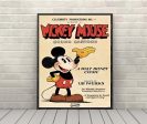 1930 Mickey Mouse Poster Disney Poster Vintage Disney World Poster Classic Disney Mickey Poster Cartoon Posters Attraction Poster Wall Art Supply