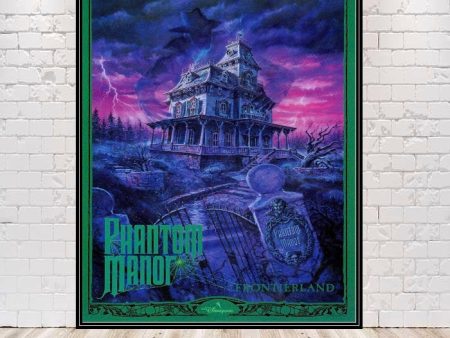 Phantom Manor Poster Haunted Mansion Poster Vintage Disney Poster Disneyland Poster Frontierland Poster Sizes 8x10, 11x14, 13x19 16x20 18x24 Fashion