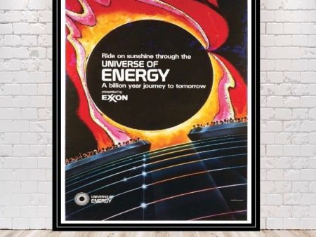 Epcot Poster Universe of Energy Poster Vintage Disney POSTER Sizes 8x10 11x14, 13x19 Disney Poster Disney World Poster New Epcot Poster Supply