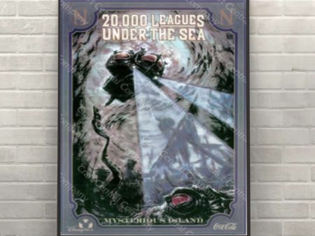 20,000 Leagues Under the Sea Poster Vintage Disney Poster Disney World Poster Disney Sea Poster Tokyo Disney Poster Mysterious Island Poster Supply