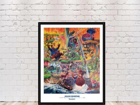 Splash Mountain Poster Vintage Disney Poster Attraction Poster Magic Kingdom Disney World Poster Disneyland Poster Critter Country on Sale