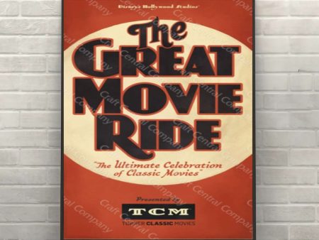 The Great Movie Ride Poster Disney Attraction Poster Hollywood Studios Posters Vintage Disney Posters Classic Walt Disney World Poster Supply