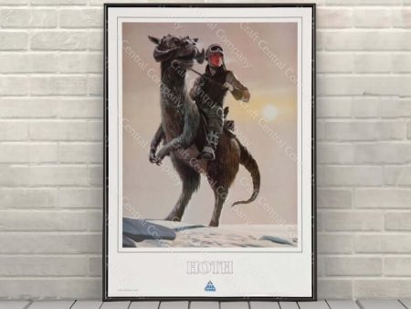 Hoth Poster Vintage Star tours Poster Hollywood Studios Poster Star Wars Poster Disney Attraction Poster Online Sale