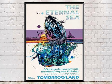 The Eternal Sea Poster Disney Attraction Poster Tomorrowland Poster Vintage Disney Posters Magic Kingdom Tokyo Disneyland Poster Sale