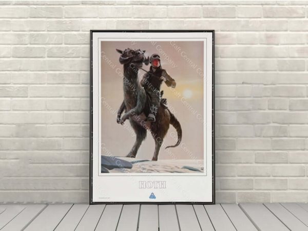 Hoth Poster Vintage Star tours Poster Hollywood Studios Poster Star Wars Poster Disney Attraction Poster Online Sale