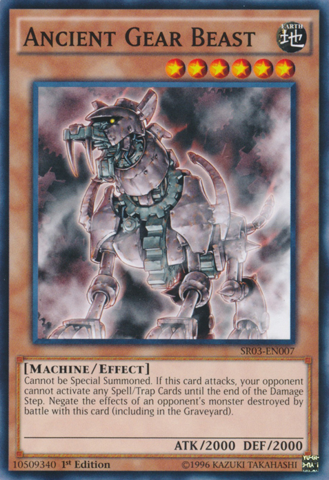 Ancient Gear Beast [SR03-EN007] Common For Discount