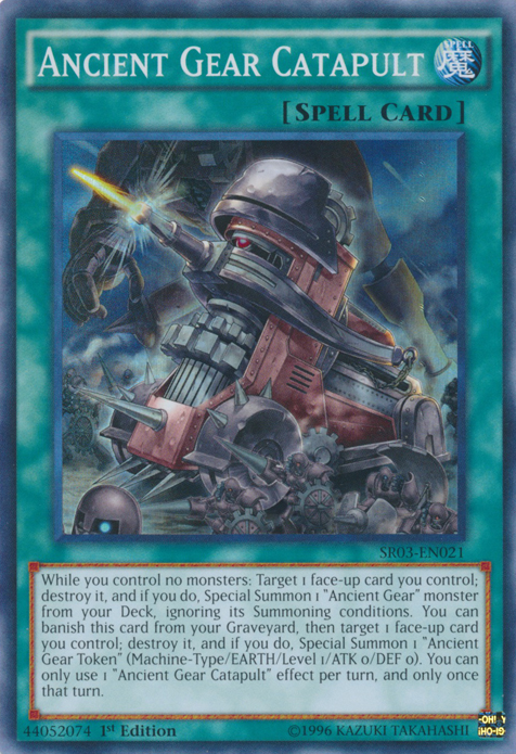 Ancient Gear Catapult [SR03-EN021] Super Rare For Sale