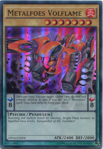 Metalfoes Volflame [OP04-EN004] Super Rare Cheap