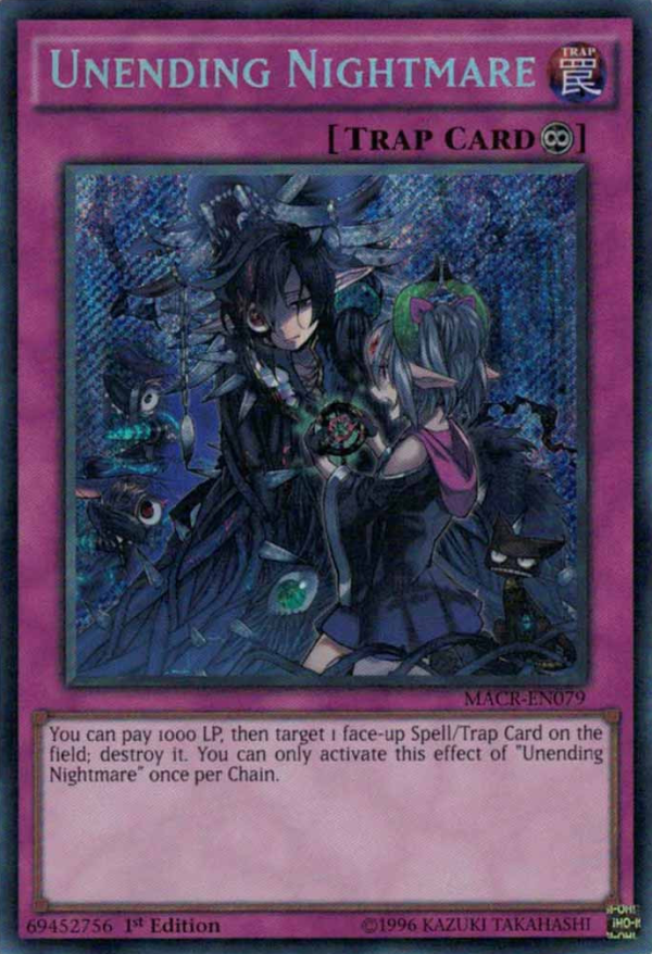 Unending Nightmare [MACR-EN079] Secret Rare Hot on Sale