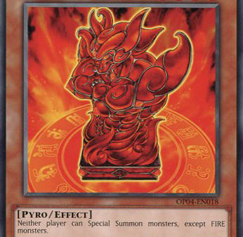 Barrier Statue of the Inferno [OP04-EN018] Common For Cheap