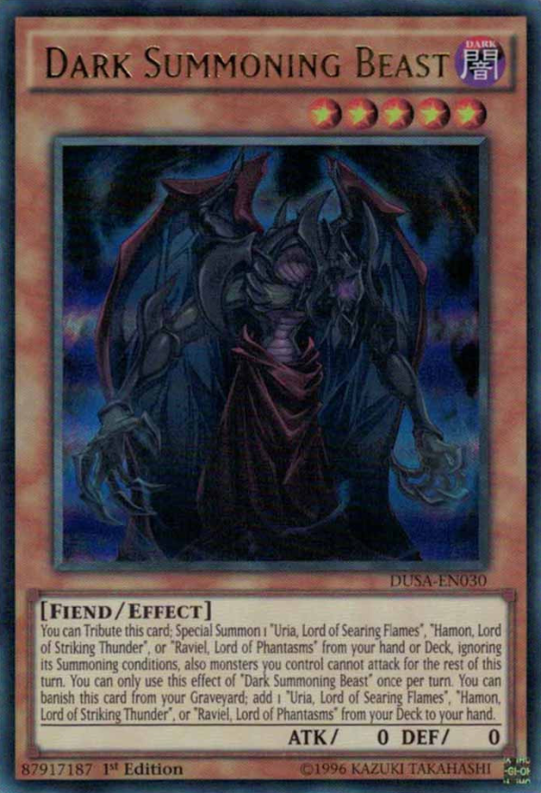 Dark Summoning Beast [DUSA-EN030] Ultra Rare Hot on Sale