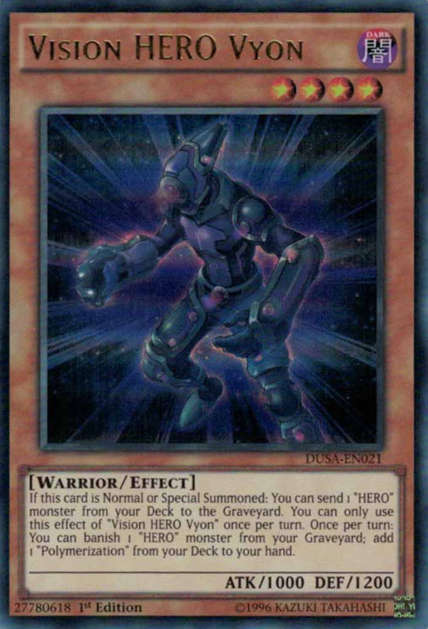 Vision Hero Vyon [DUSA-EN021] Ultra Rare For Discount