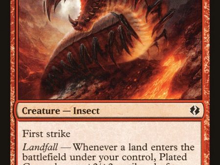 Plated Geopede [Duel Decks: Venser vs. Koth] Hot on Sale