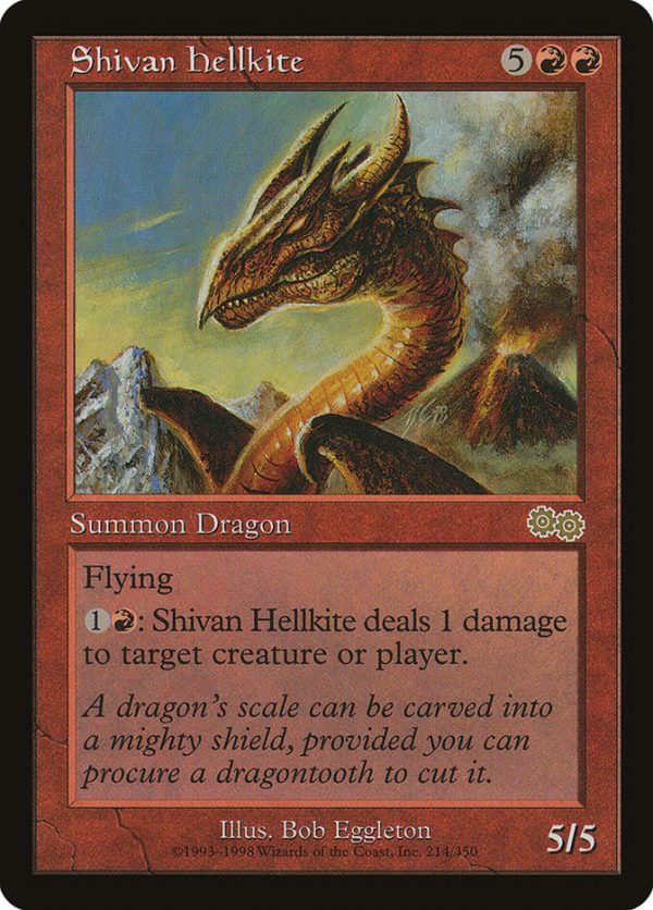 Shivan Hellkite [Urza s Saga] Hot on Sale